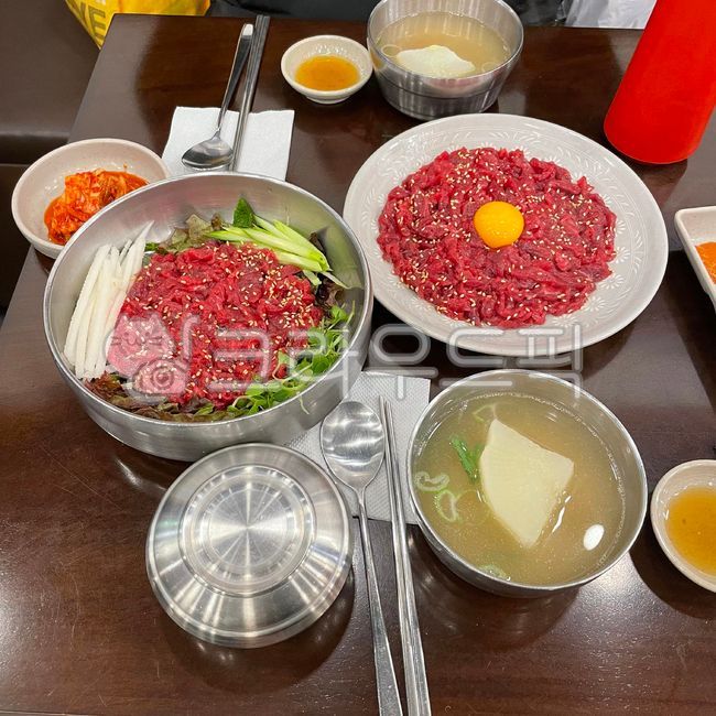 육회,육회비빔밥,생고기,소고기,고기,쇠고기,meat,beef,음식,food