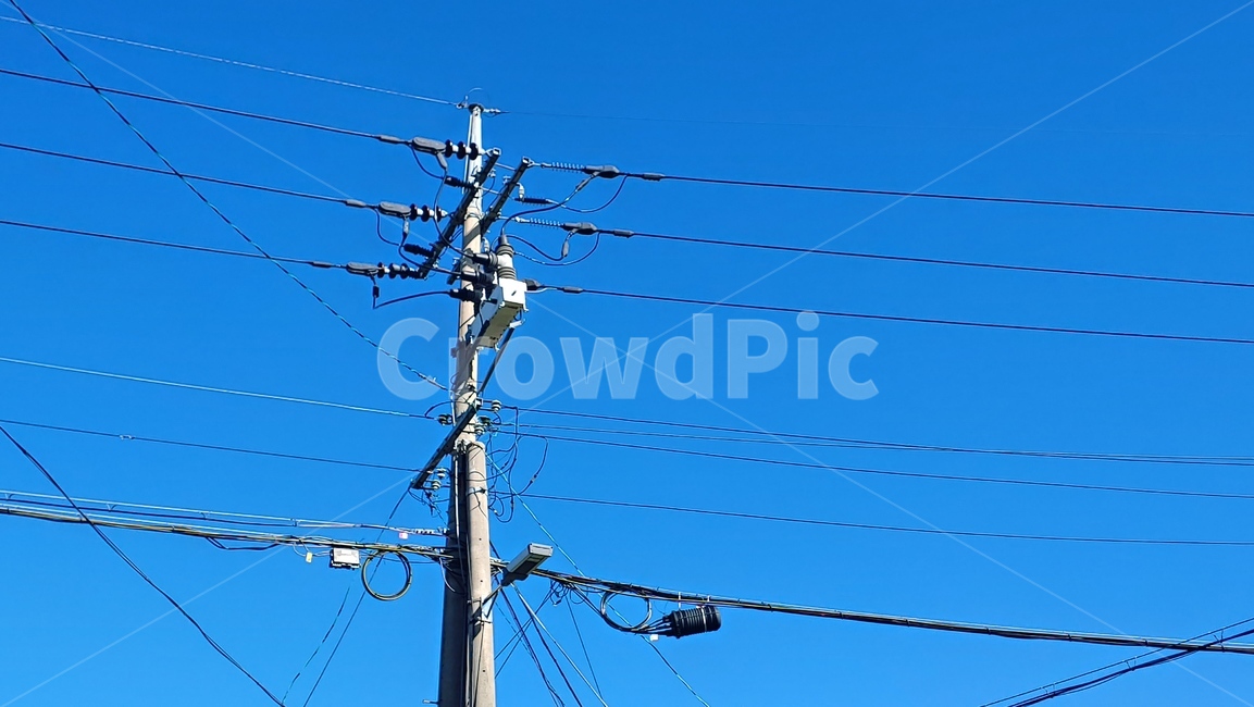 전봇대,전신주,utilitypole,맑은하늘,하늘,파란하늘,sky,bluesky
