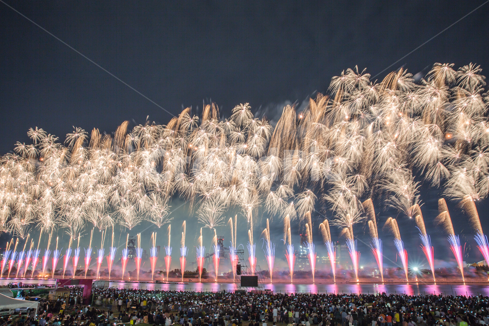 불꽃,불꽃축제,밤하늘,행사,장노출,야경,밤,풍경,nightscape,night,landscape,축제,행사,festival,carnival,event,outdoors,옥외,nature,자연,crowd,군중,제전