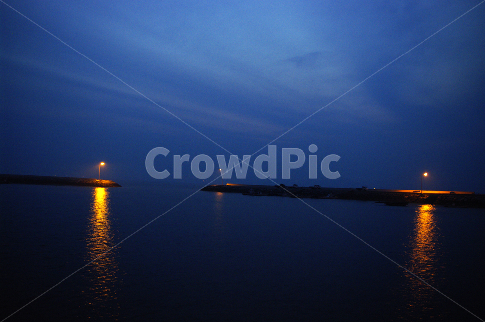 풍경,바다,하늘,sea,가로등,조명,야경,밤,풍경,nightscape,night,landscape