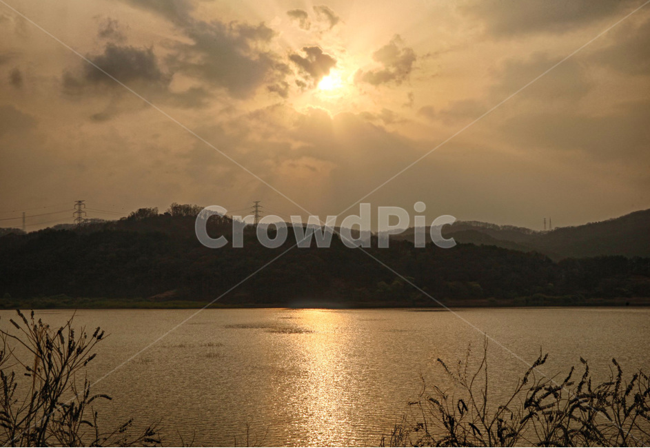 풍경,일몰,해,호수,저녁,향수,대청호,해질녘,자연,풍경,nature,landscape,한국자연풍경,한국자연경관,korea nature landscape,flare,플레어,light,빛,outdoors,옥외