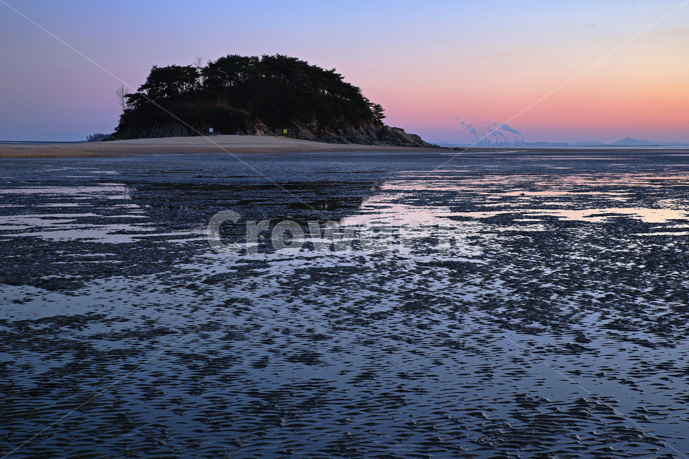 선재도,일몰,석양,목섬,섬,노을,바다,갯벌,썰물,붉은노을,자연,풍경,nature,landscape