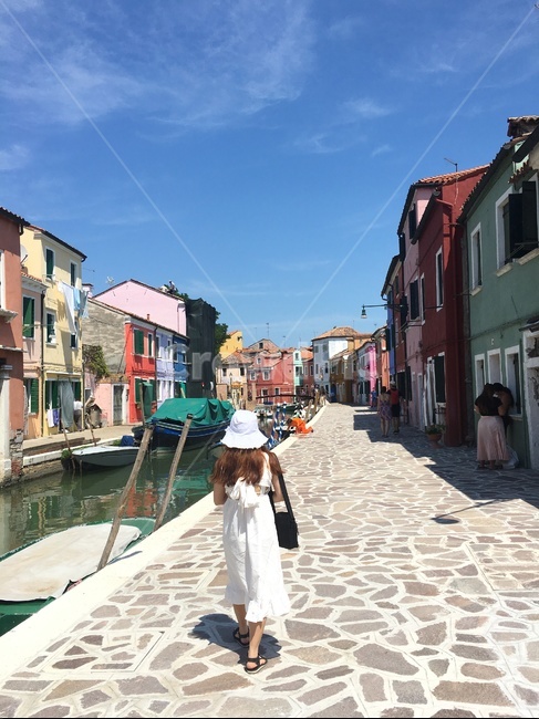 이탈리아,베네치아,뒷모습,여행,유럽,여름,여자뒷모습,italy,venezia
