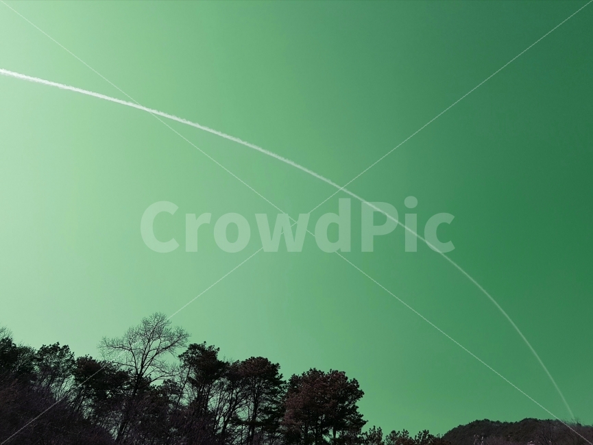 비행운,하늘,초록,나무,겨울,자연,일상,색감,풍경,vaportrail,Sky,green,tree,Winter,nature,daily,color,landscape,View,자연,풍경,nature,landscape
