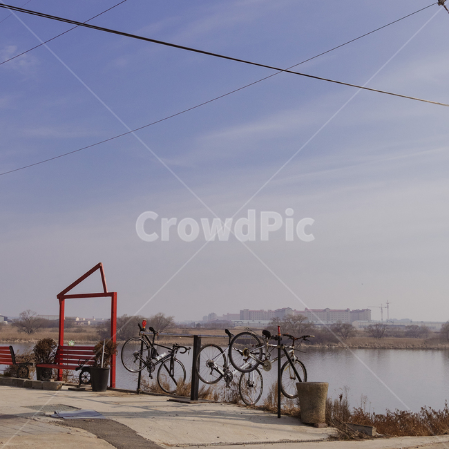 강,river,자전거,도로,벤치