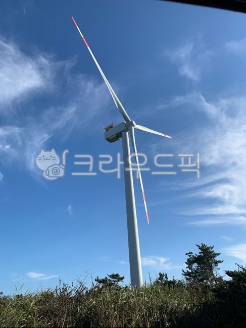풍력발전기, 풍차, 제주도, 풍력, machine, 사진,이미지,일러스트,캘리그라피 - dabi239888작가