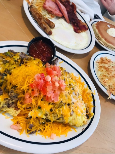 오물렛,미국식식사,미국오믈렛,omelet,아침식사