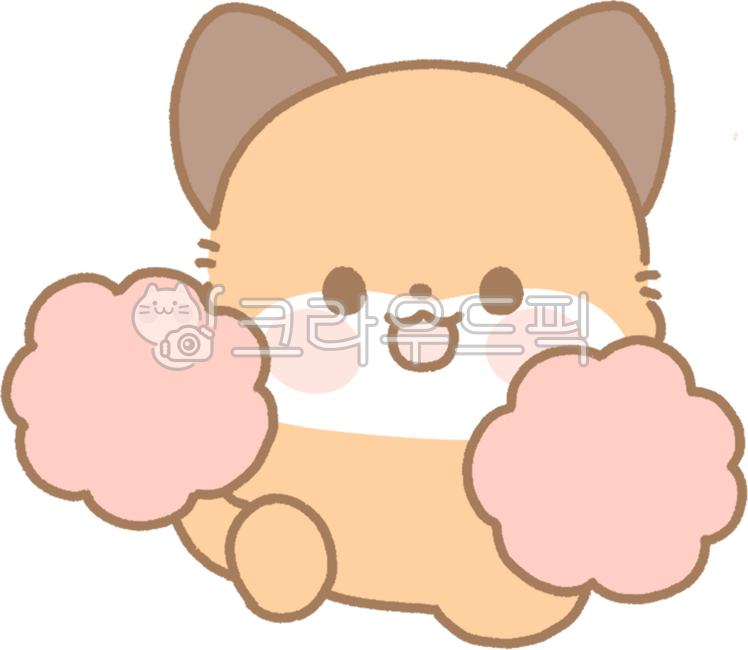 동물,animal,이모티콘,감정표현,여우,fox,캐릭터,치어리더,응원,파이팅