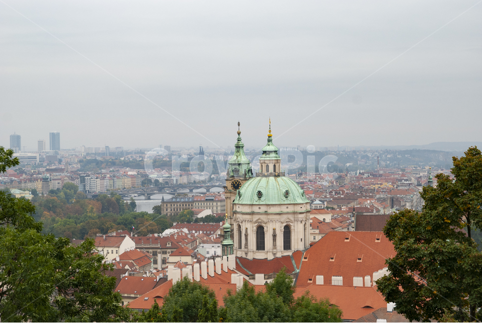 프라하,전경,빨간지붕,프라하시내,체코,praha,prague,흐린날