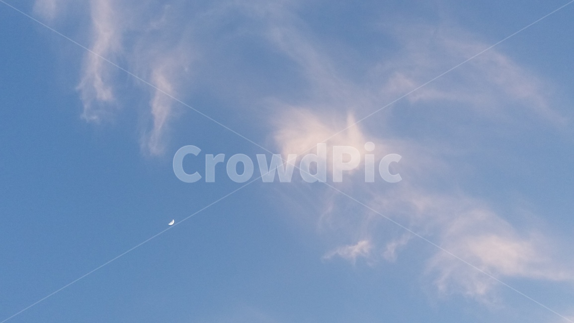 달,구름,하늘,노을,moon,sky,cloud,색감,자연,풍경,nature,landscape,outdoors,옥외