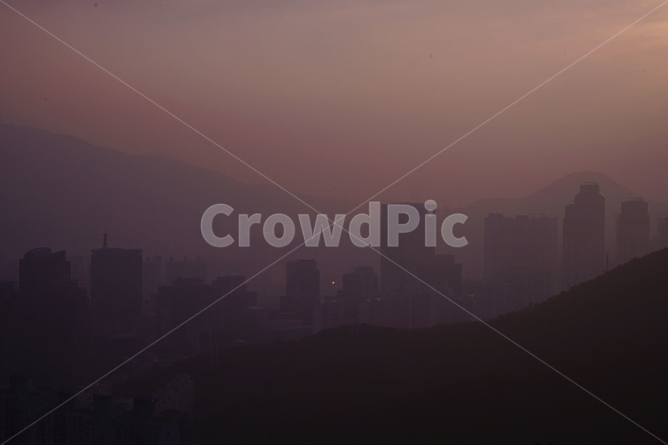 미세먼지,초미세먼지,미세먼지속도시,해질녘,안개,도시,풍경,city,landscape,한국도시풍경,한국도시경관,korea cityscape,nature,자연