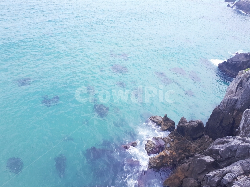 바다,돌,바다속돌,푸른바다,promontory,곶,자연,자연,풍경,nature,landscape