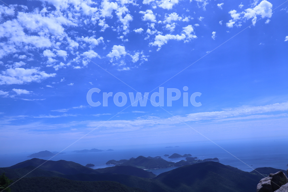 정상,푸른,하늘,봉우리,구름,bluesky
