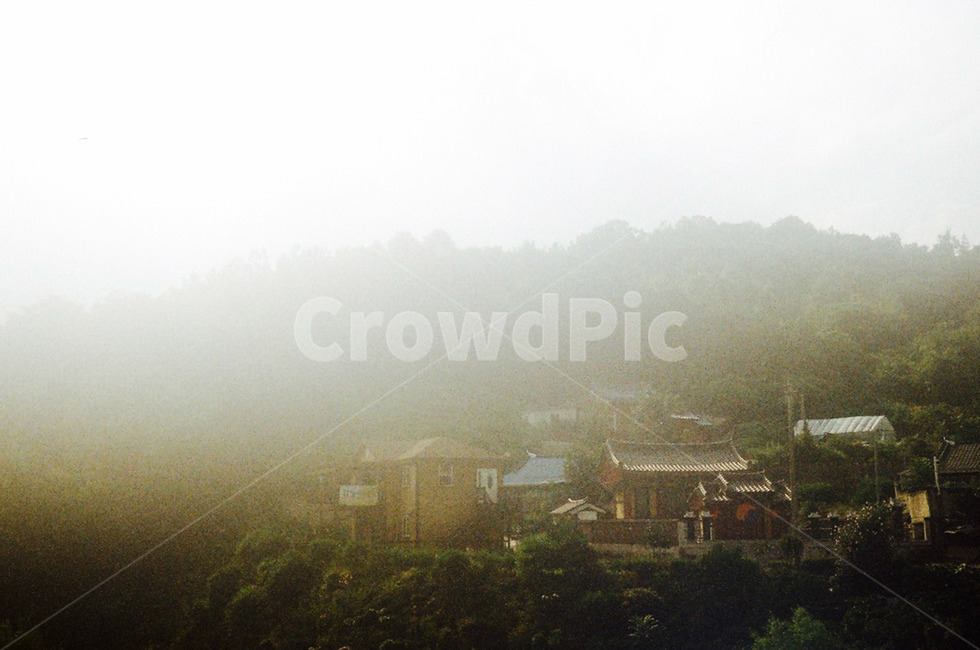 산,풍경,필름카메라,감성,하늘,마을,시골,마을,풍경,landscape,country,rural,town
