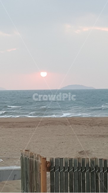 바다,아침,바닷가,해,노을