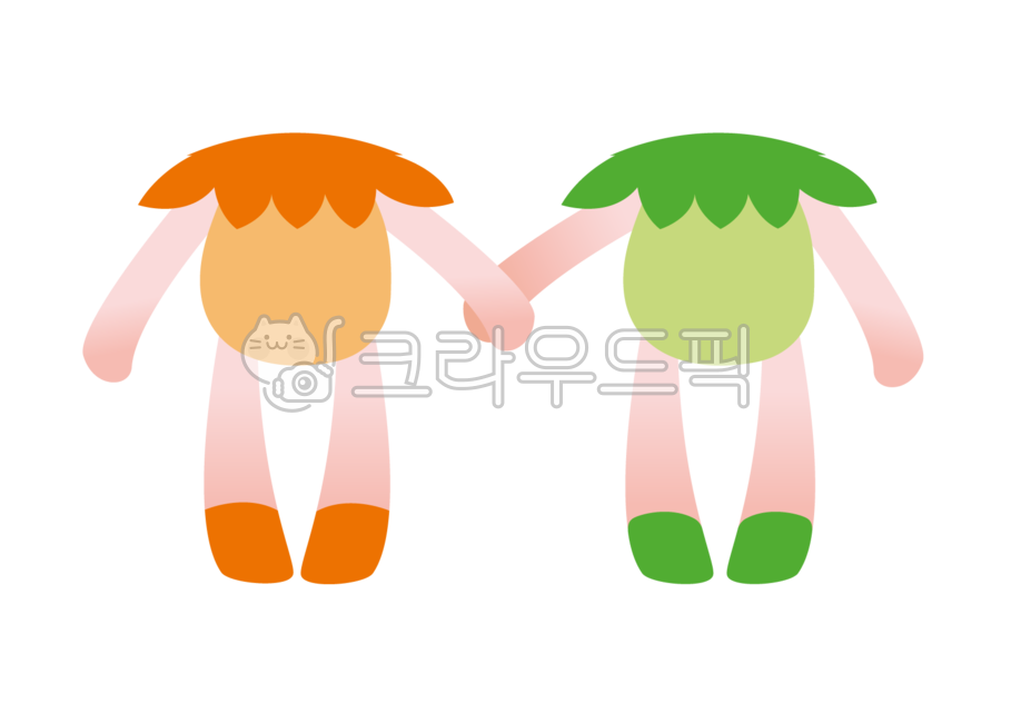 짝꿍,짝,친구,어린이,손잡기,friends,요정,몸,몸일러스트,친구일러스트