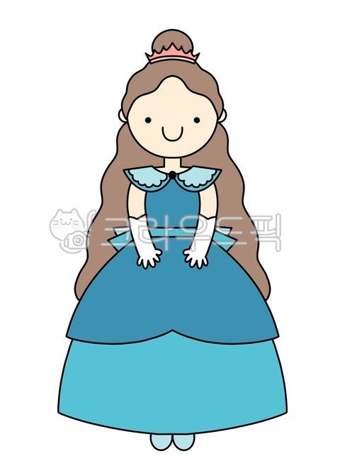 dress,Crown,skirt,princess,blue dress,smile