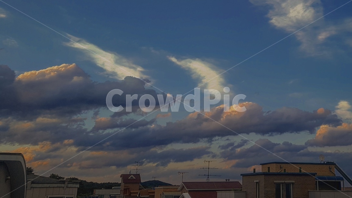 구름,노을,하늘,해질녘,저녁,자연,옥외,nature,outdoors,cloud,sky,황혼,dusk,일몰,dawn,새벽,weather,날씨,cumulus,적운