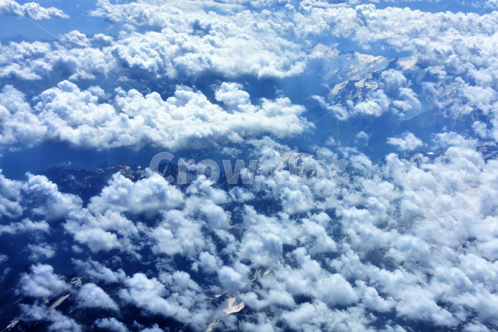 항공사진,구름,자연,산맥,양털구름,자연,풍경,nature,landscape,outdoors,옥외,azure sky,푸른 하늘,sky,하늘