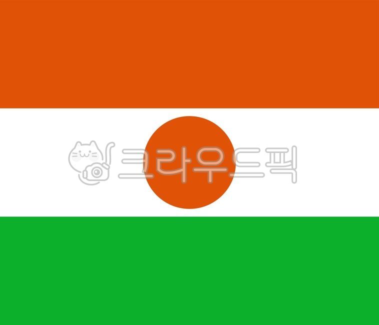 Vector file,flag,innocence,Niger,Northern Sahara Desert,Official color,Africa,Niger flag,hope,sun,fertile southern region,Independent,Niamey,illustration,illustration flag