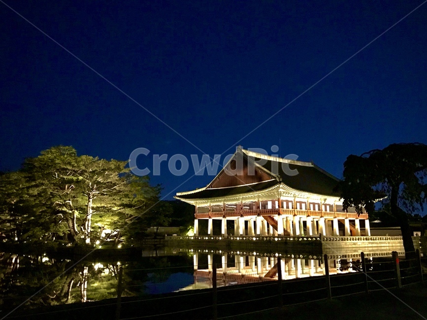 건축물,경회루,경복궁,달,저녁,야경,밤,감성,야경,밤,풍경,nightscape,night,landscape,한국전통,한국문화,korean traditional,korean culture