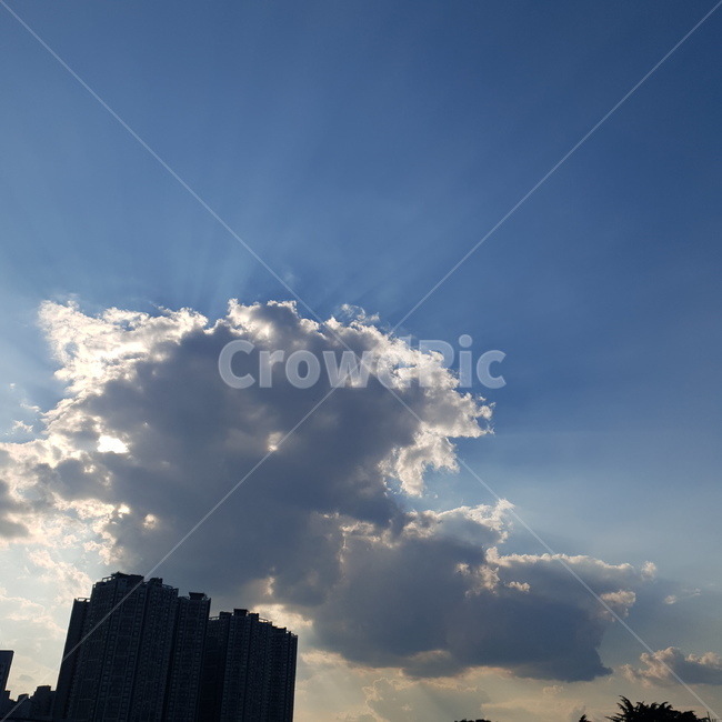 구름,역광,빛,일상,데일리