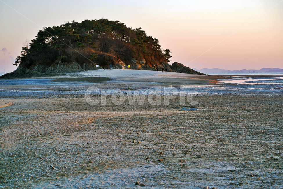 선재도,목섬,서해,인천,옹진군,일몰,석양,갯벌,바다,썰물,자연,풍경,nature,landscape