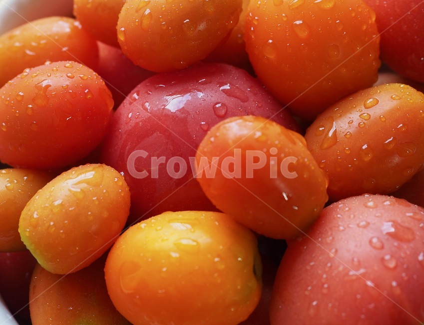 Cherry tomato,verdure,tomato,organic vegetables,vegetable,Orange,Organic Cherry Tomatoes,food,red,water drop,fresh vegetables,organic tomatoes,vegetarian food