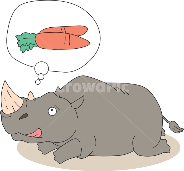 동물,동물캐릭터,캐릭터,짐승,행동,동작,시추에이션,감정,표현,학습,교육,유아,단어,한글익히기,영단어,일러스트,일러스트레이션,벡터,eps,그림,손그림,카툰,만화,삽화,드로잉,아트워크,그래픽,클립아트,상황컷,아트,아트클립,콘셉트,아이콘,웹,앱,소스,활용,디자인,상황그림,코뿔소,코뿔소캐릭터,포유류,뿔,날카로움,힘,기력,활력,무거움,덩치,돌진,배고품,입맛,입맛다심,먹을생각,밥생각,당근,채소,엎드림,엎어짐,주저앉음,간절함,실망,혀,혓바닥,말풍선,동물,animal,그래픽,일러스트레이션,graphic,illustration