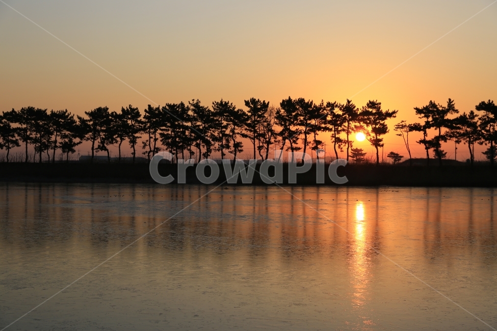 풍경,일출,여명,계화도,하늘,sunrise,반영,자연,풍경,nature,landscape,outdoors,옥외