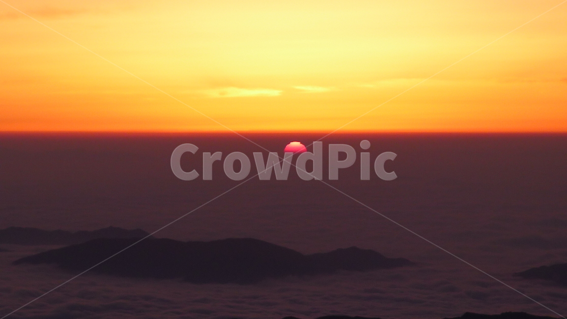 지리산,천왕봉,일출,지리십경,천왕일출,국립공원,운해,자연,풍경,nature,landscape,outdoors,옥외,sky,하늘,sunset,일몰,red sky,붉은 하늘,dusk,황혼,dawn,새벽