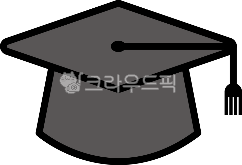 학사모, 졸업모자, 모자, 졸업, 졸업식, 사진,이미지,일러스트,캘리그라피 - mannada작가