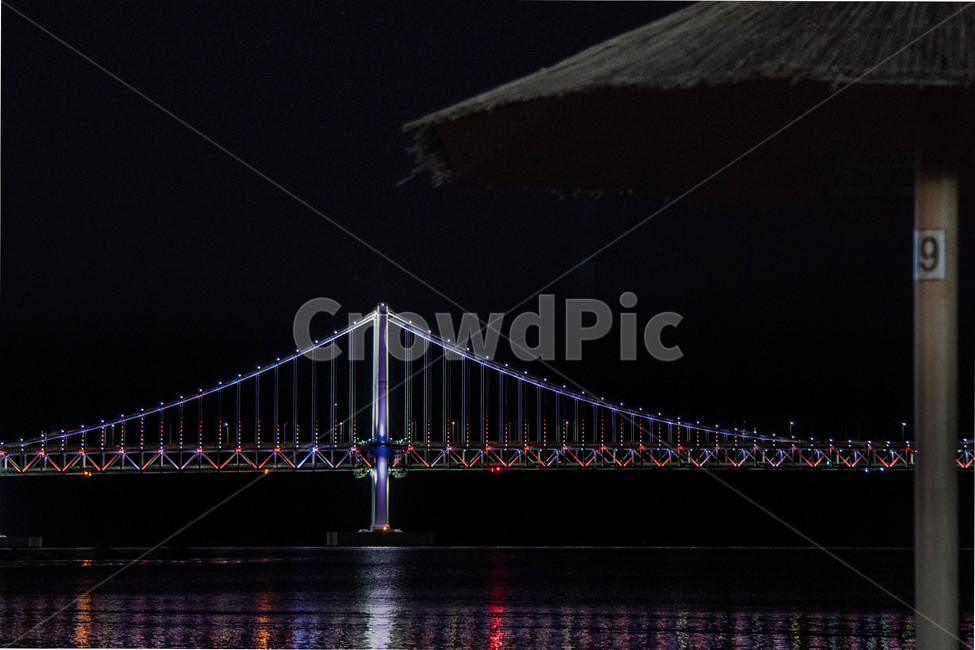 부산,광안리,야경,광안대교,밤바다