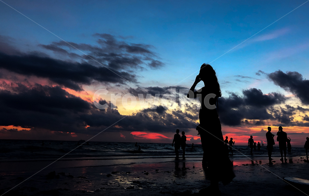 보라카이,해변,화이트비치,boracay,석양,역광,그림자,whitebeach,femailmodel