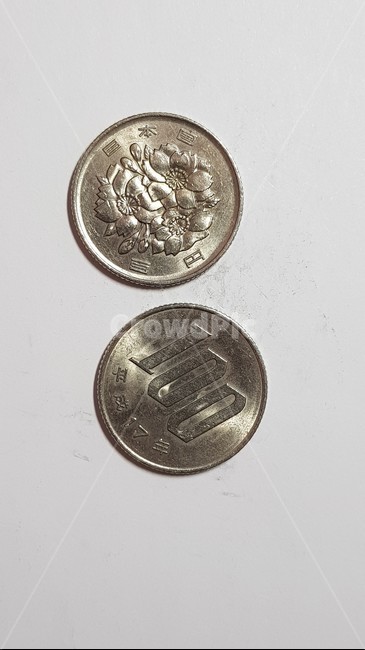 일본동전,앞,뒤,100엔,money,돈,coin,동전