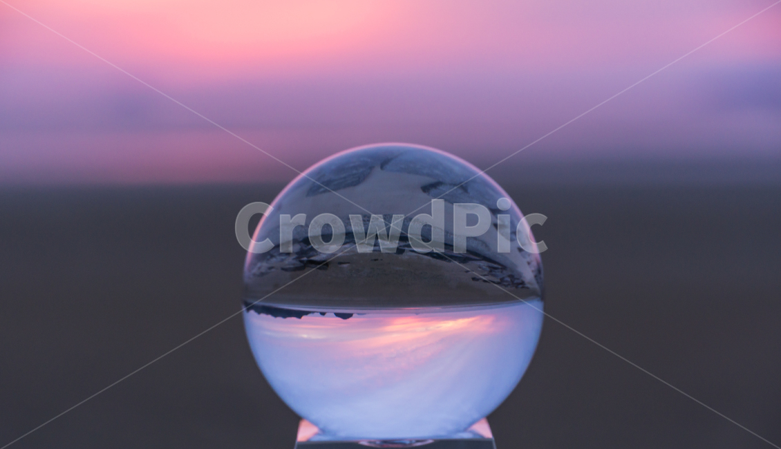 일몰,서해해변,크리스탈볼,해변,간조,sunset,redsky,하늘,nature,landscape,sphere,구체,반영,감성,노을,해질녘,사물,물건,오브젝트,thing,object,matter