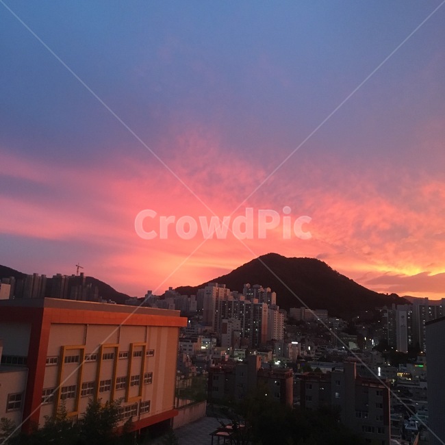 nature,자연,황혼,dusk,sky,sunset,redsky,하늘