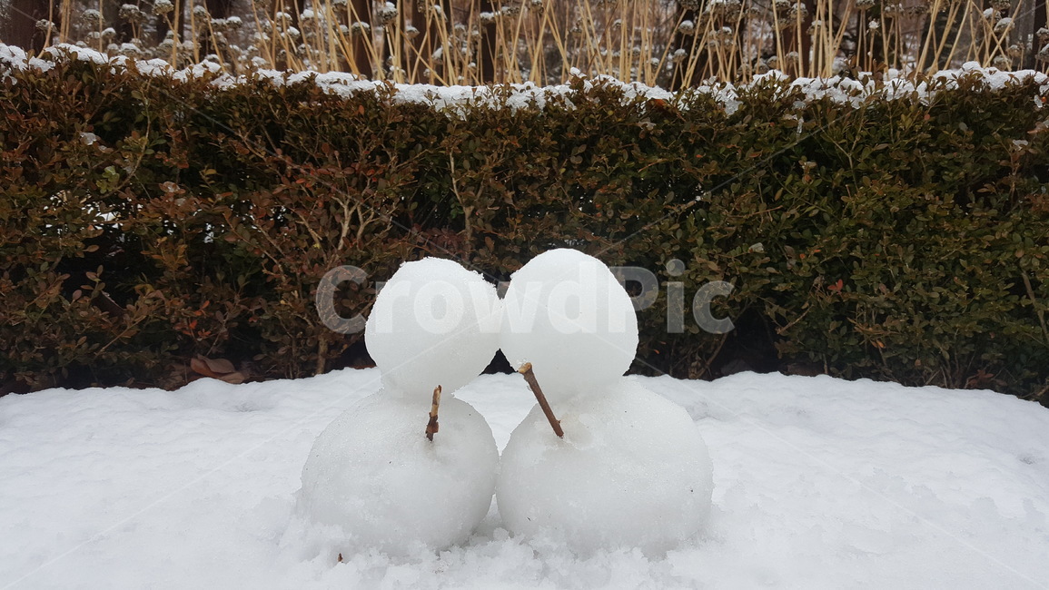 눈사람,겨울,커플,눈,사랑,snow,snowman,겨울,계절,winter,season
