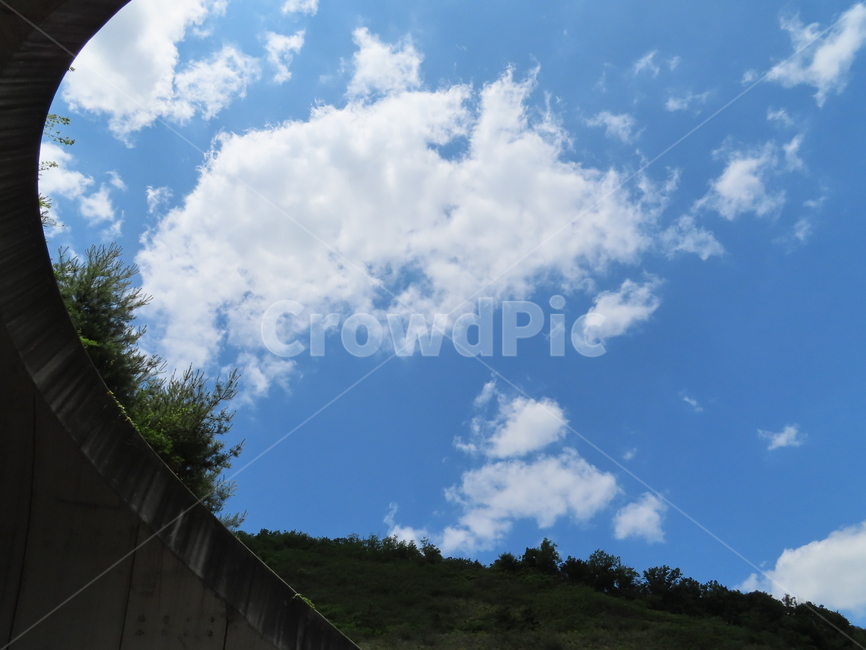 터널,구름,하늘,자연,흰색,파랑색,아름다움,풍경,tunnels,clouds,sky,nature,white,blue,beautiful,landscape