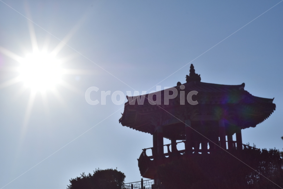 강원도,속초,영금정,실루엣,햇빛,Korea,Sokcho,silhouette,한국전통,한국문화,korean traditional,korean culture,건축물,건물외관,exterior,building,structure,architecture,construction