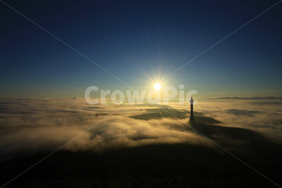 구름,모아산,아침,연길,햇살,자연,풍경,nature,landscape,light,빛,flare,플레어