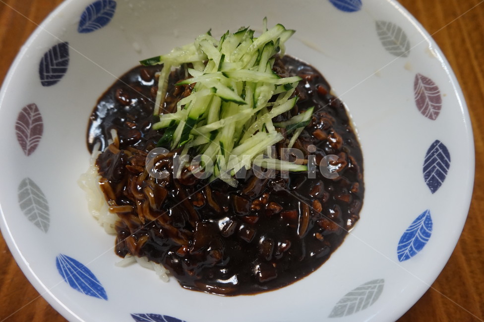 food,음식,야채,오이,짜장면,면,짜장