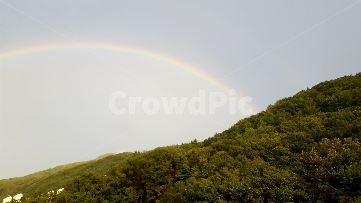 무지개,풍경,산,비온뒤,하늘,자연,풍경,nature,landscape,outdoors,옥외