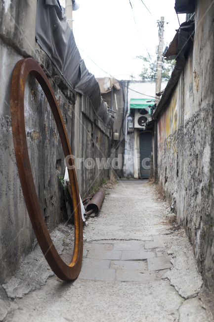 town,road,city,alley,close,house,wall