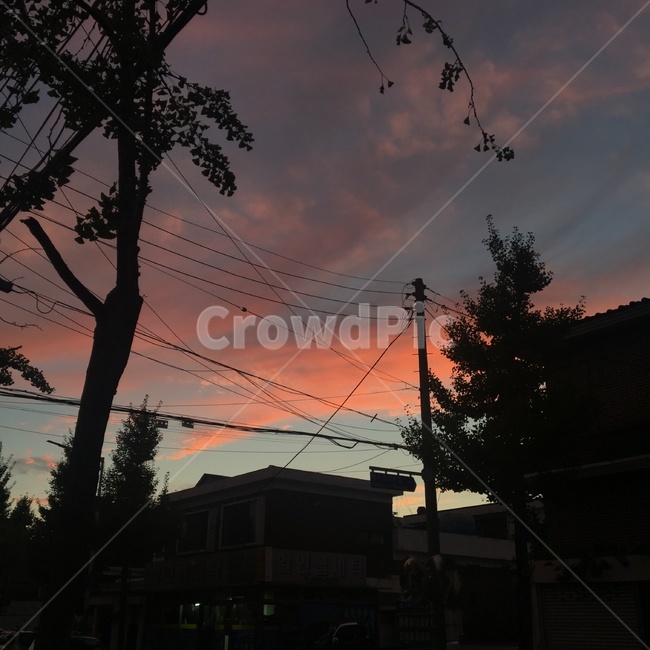 노을,구름,저녁노을,sunset,풍경,도시,풍경,city,landscape,실루엣,그림자,silhouette,shadow