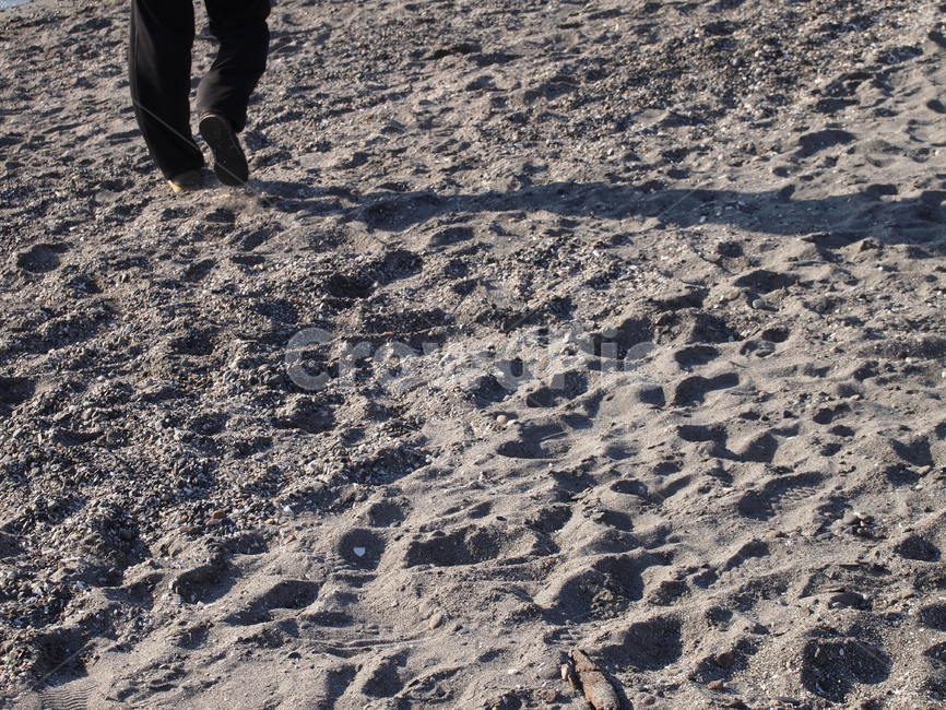 모래,걷기,자갈,혼자,발자국,그림자,해변,바다,beach,sea