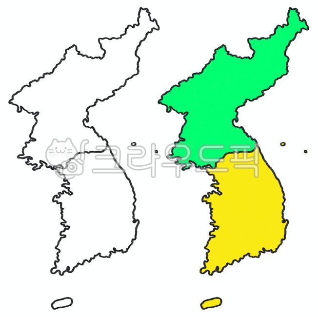 한반도,대한민국,지도,한국지도,분단국가,38선,분단지도,38선지도,대한민국지도,한반도지도,색연필드로잉,psd,남한,북한,한국,분단,한국사,역사,대동여지도