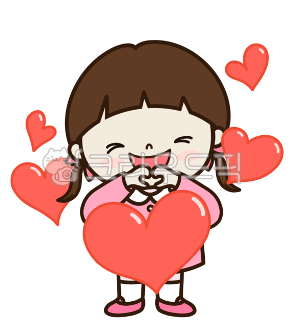 어린이집,유치원,어린이,어린이일러스트,손하트,하트,사랑,어버이날,감사,여아,유아,kid,어린이캐릭터,감정,손하트일러스트,어린이손하트,스승의날,어린이날,어버이날일러스트