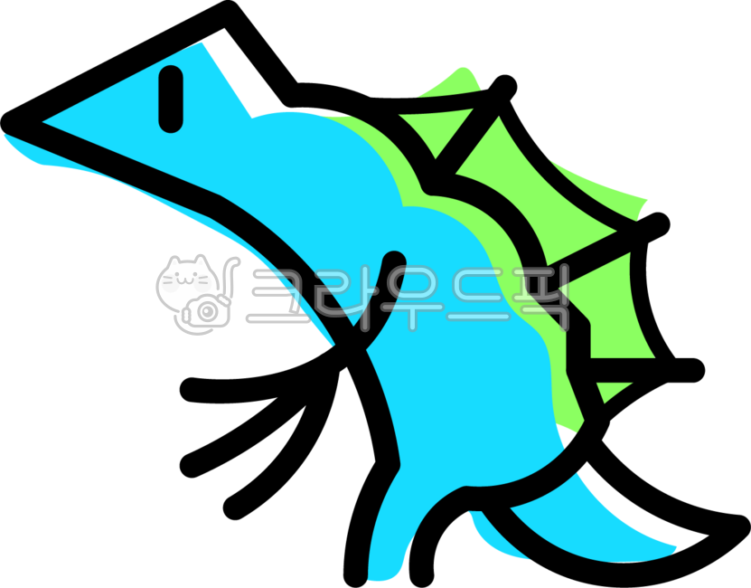 공룡,쥬라기,백악기,동물,귀여운,캐릭터,라인워크,라인아트,쥬라기공원,단순한,간단한,스피노사우루스