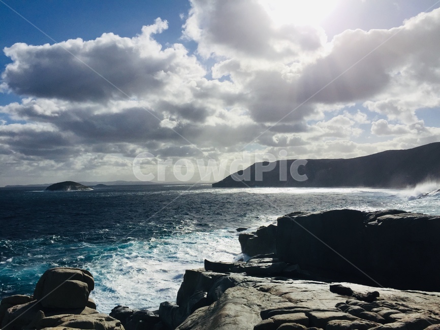 바다,섬,구름,파도,자연,자연,풍경,nature,landscape,promontory,곶,ocean,대양,sea,outdoors,옥외,water,물